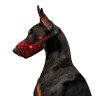 Намордник WAUDOG Nylon, рисунок "Шотландка красная" Разноцветный, нейлон, обхват морды: 14-20 см