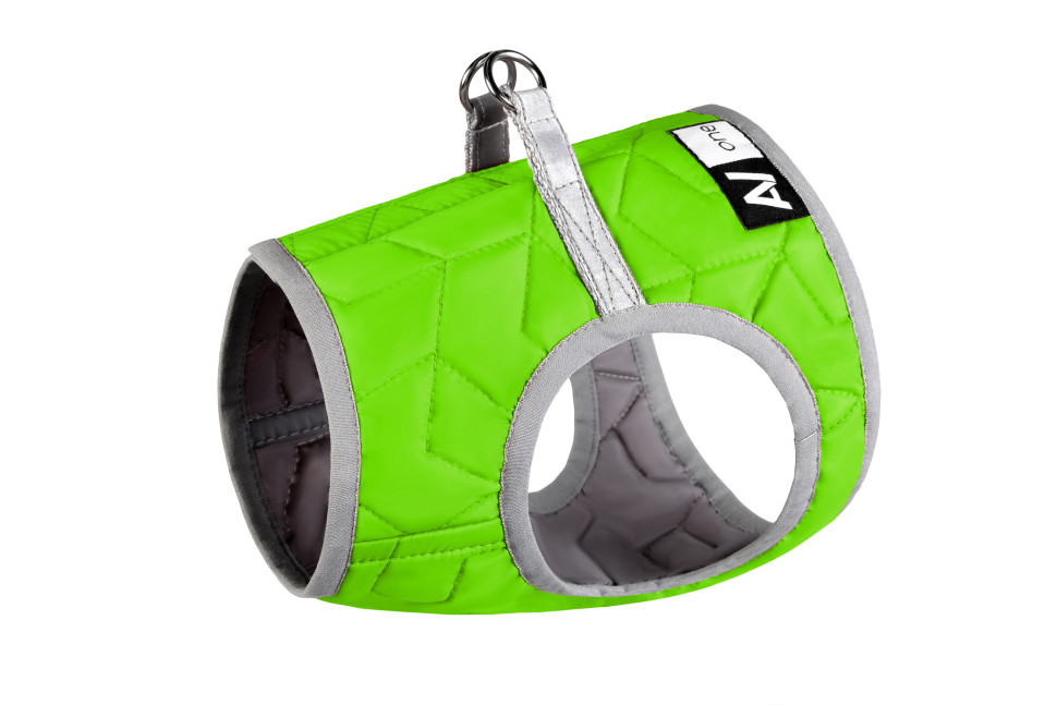 Шлея AiryVest ONE  Салатовый, Нейлон, Обхват груди 40-45 см