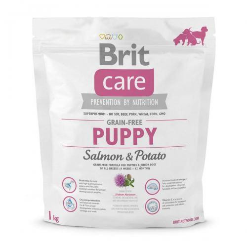 Brit  Care GF Puppy Salmon & Potato 1 kg (д/щенков)