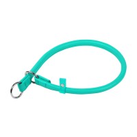 Ошейник-удавка WAUDOG Glamour рывковый Ментоловый, кожа, Размер: S (40 см)