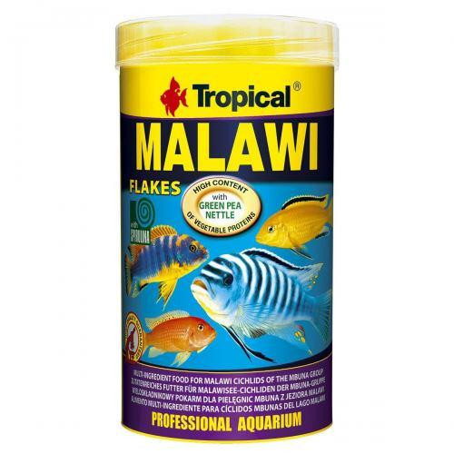 Malawi   250ml/50g  (хлопья) корм цихлид, аналог природн. корма, применяется проф. разводчиками