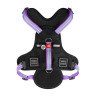 Шлея WAUDOG Nylon с QR паспортом, безопасная, металлическая пряжка-фастекс Фиолетовый, Нейлон, Обхват груди 60-90 см