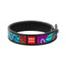 Браслет WAUDOG Design, рисунок "Лето"  Черный, кожа, 21-23  см