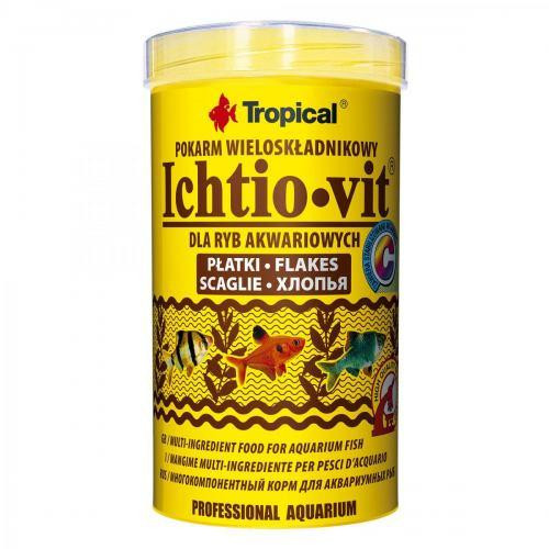 Ichtio-vit   500ml /100g  (хлопья) основ. корм для всех видов рыб