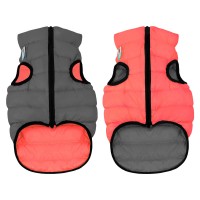 Двусторонняя курточка для собак AiryVest кораллово-серая, размер M40, 1846