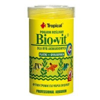 Bio-vit   100ml /20g (хлопья)растит. корм для всех видов рыб