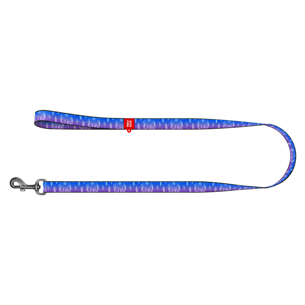 Поводок WAUDOG Nylon, рисунок  "Ловец снов"  Разноцветный, нейлонXS (122 см)