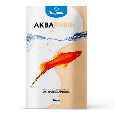 Корм  для  рыб  "Акварубин" 10г.