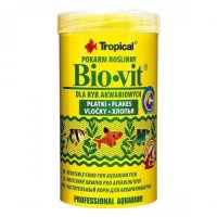 Bio-vit   250ml /50g (хлопья)растит. корм для всех видов рыб
