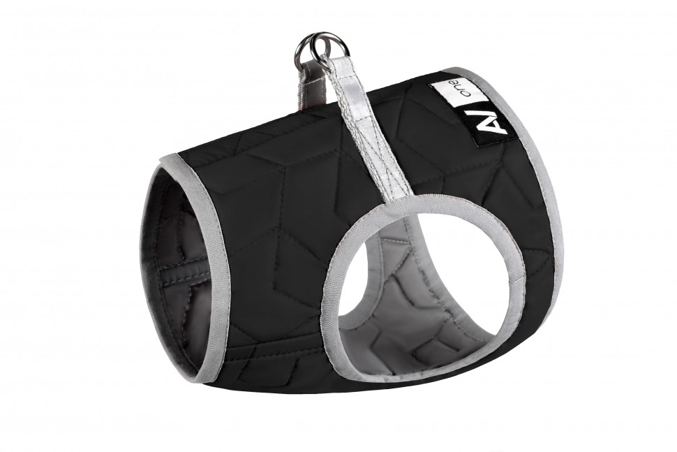 Шлея AiryVest ONE  Черный, Нейлон, Обхват груди 46-50 см