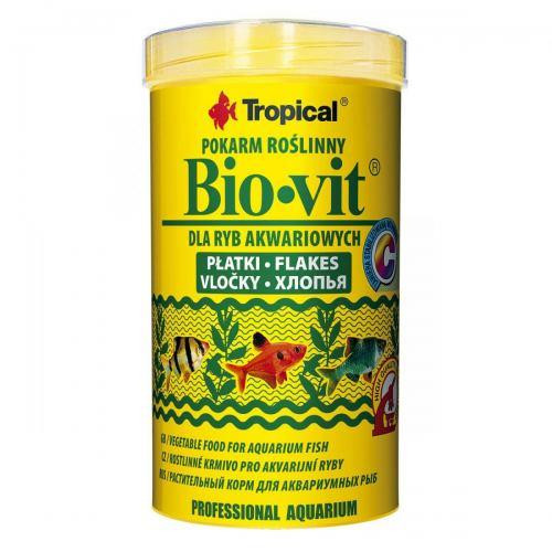 Bio-vit   500ml /100g (хлопья)растит. корм для всех видов рыб