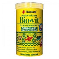 Bio-vit   500ml /100g (хлопья)растит. корм для всех видов рыб