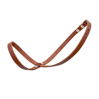 Намордник-петля CoLLaR коричневый, кожа, обхват морды: 25-35 см