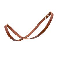 Намордник-петля CoLLaR коричневый, кожа, обхват морды: 25-35 см
