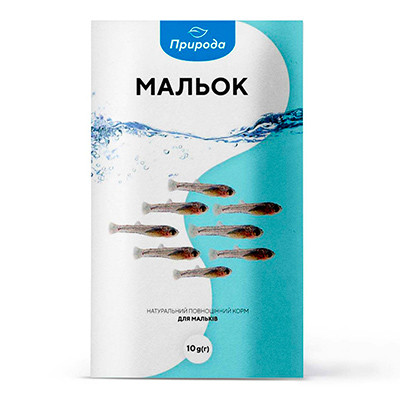 Корм  для  рыб  "Малек" 10г.