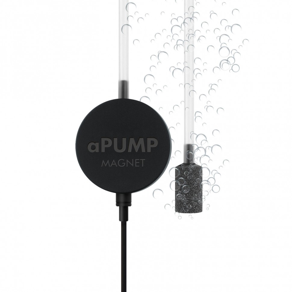 Аквариумный компрессор aPUMP MAGNET до 100 л, черный, 7918