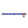 Ошейник WAUDOG Nylon с QR паспортом, рисунок "Ловец снов", металлическая пряжка-фастекс   Разноцветный, Нейлон (31-49 см)