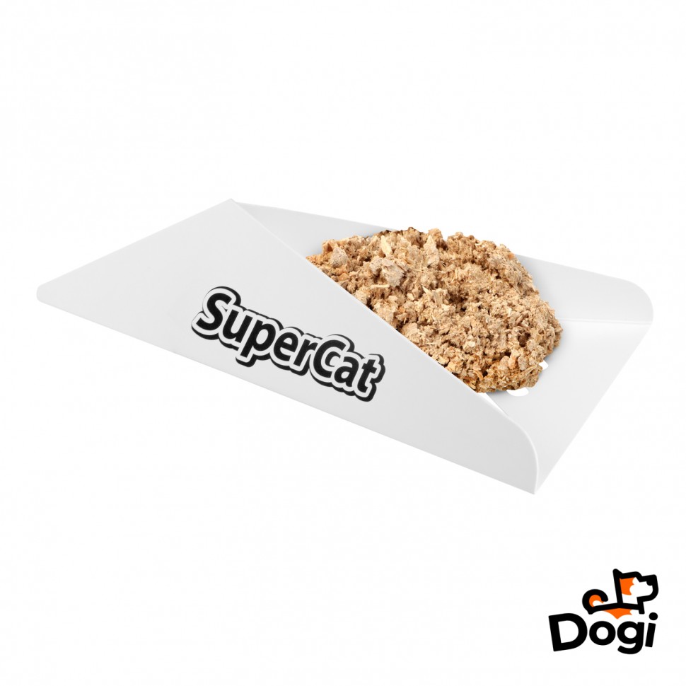 Наполнитель древесный SuperCat Комкующийся, 2,1 кг, 3555