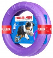 Тренировочный снаряд для собак средних и мелких пород собак PULLER MIDI (19,5 см), Фиолетовый, 6488