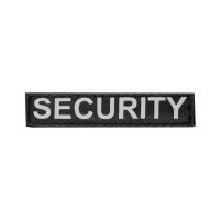 Сменная надпись "SECURITY" для шлеи DOG Extremе POLICE N 3, 4, 5 Черный, нейлон