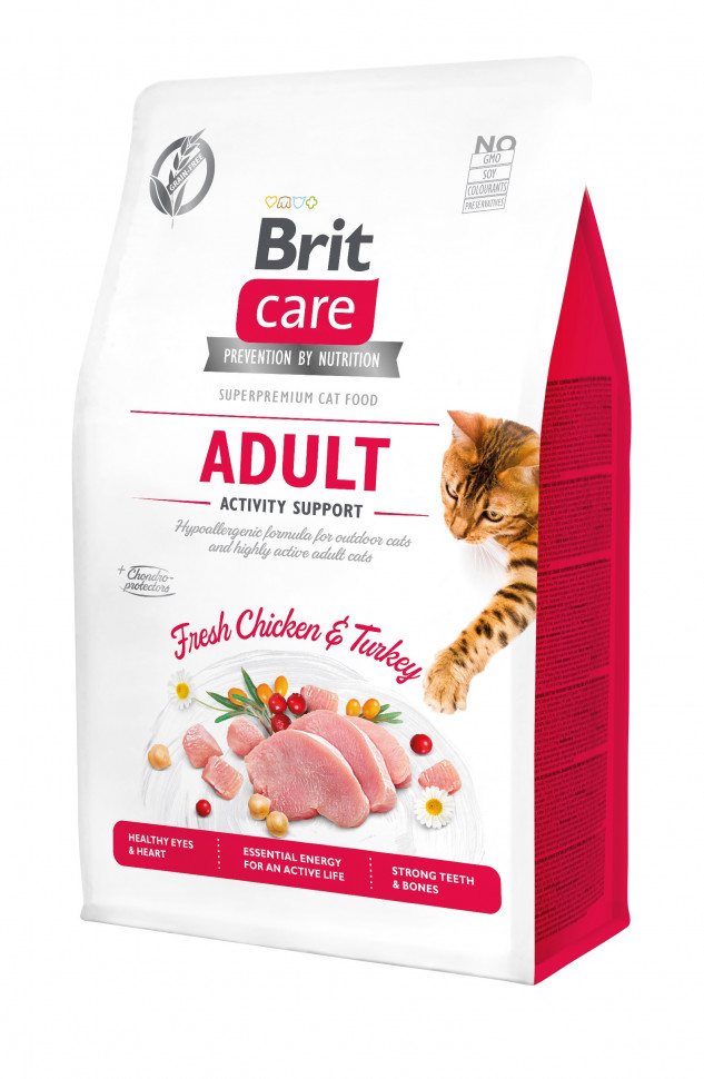 Brit Care Cat GF Adult Activity Support, 0,4кг (поддержка активности д/взрослых котов)