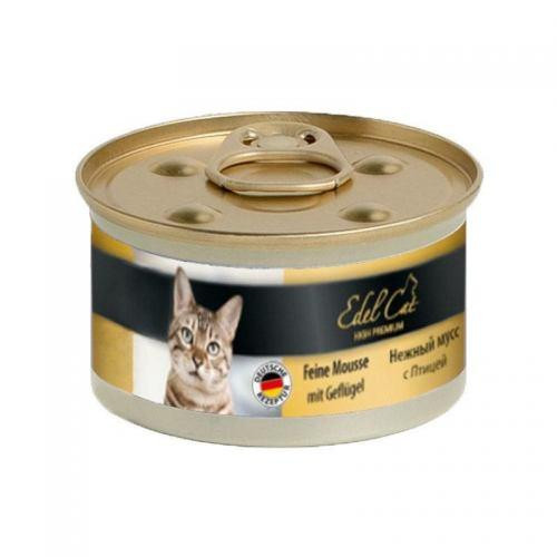 Edel Cat k 85g нежный мусс птица