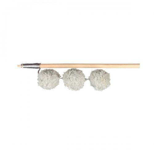 Палочка с тремя плюш. мячиками 35см