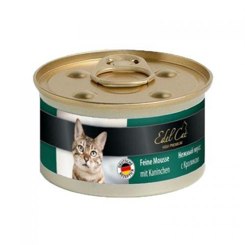 Edel Cat k 85g нежный мусс кролик