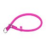 Ошейник-удавка WAUDOG Glamour рывковый Розовый, кожа, Размер: XL (70 см)