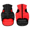 Двусторонняя курточка для собак AiryVest красно-черная, размер XS22, 1700