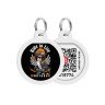 Адресник WAUDOG Smart ID с QR паспортом, премиум, рисунок "Ездить, чтобы жить"
