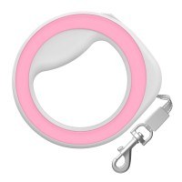 Круглая рулетка WAUDOG для собак мелких и средних пород розовый, 290, XS-M, 40 кг