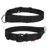 Ошейник DOG Extreme с ручкой, двойной нейлон черный, нейлон, Размер: XL (55-75 см)