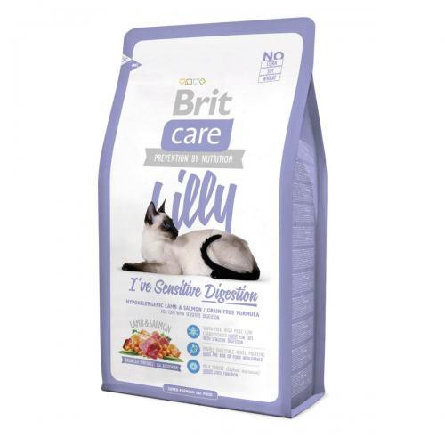 Brit Care Cat 2 kg Lilly I have Sensitive Digestion (д/кошек с чувствительным пищеварением)