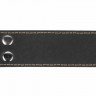 Ошейник двойной CoLLaR черный, кожа, Размер: XL (57-69 см)