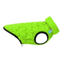 Двусторонняя курточка для собак AiryVest UNI, размер S38, салатовая/черная, 2537