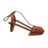 Намордник CoLLaR доберман коричневый, кожа, длинна/обхват морды: 9 / 23 см
