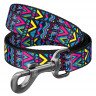 Поводок WAUDOG Nylon, рисунок "Инди"  Разноцветный, нейлонXS (122 см)
