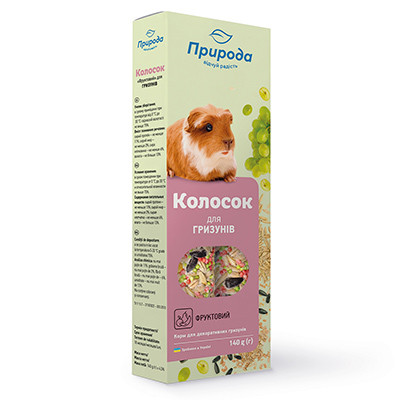 Колосок для грызунов фруктовый 140г