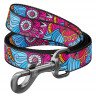 Поводок WAUDOG Nylon, рисунок "Лето" Разноцветый, нейлонS (122 см)