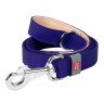 Поводок WAUDOG Classic  Фиолетовый, кожа (122 см)