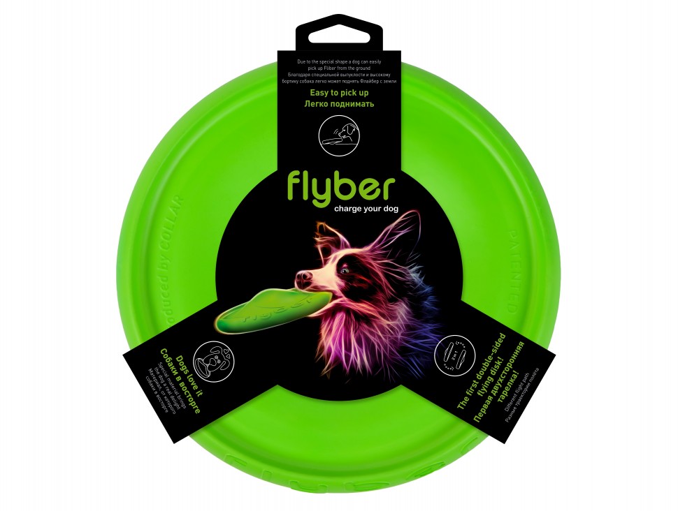 Летающая тарелка FLYBER, Зеленый, 62175