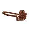 Намордник CoLLaR мягкий №1 коричневый, кожа, длинна/обхват морды: 6 / 26 см