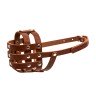Намордник CoLLaR мягкий №1 коричневый, кожа, длинна/обхват морды: 6 / 26 см
