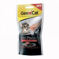 Nutri Pockets д/кошек Говядина+Солод (Мальт) 60г