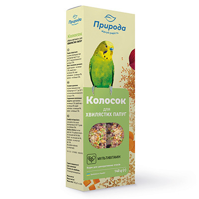 Колосок для попугая мультивитамин 140г