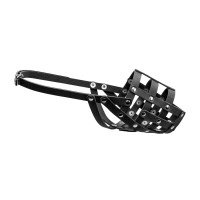 Намордник CoLLaR мягкий №3 черный, кожа, длинна/обхват морды: 11 / 34 см