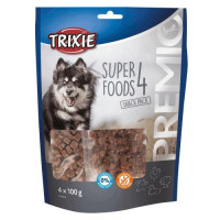 Лакомство д/соб. "PREMIO4 Superfoods" с курицей, уткой, говядиной и бараниной 4 x 100 г