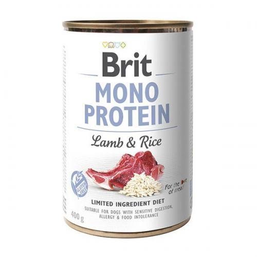 Brit Mono Protein Dog k 400 g с ягненком и темным рисом