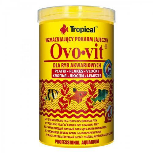 Ovo-vit  1L/200g  (хлопья) с выс.содерж. яичного желтка для всех видов рыб
